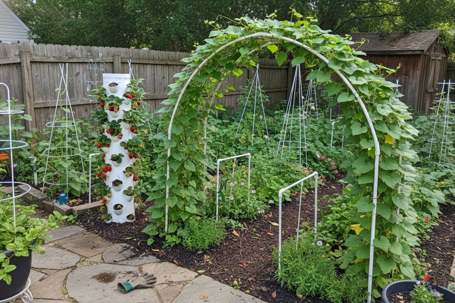 20 Creative PVC Pipe Garden Projects