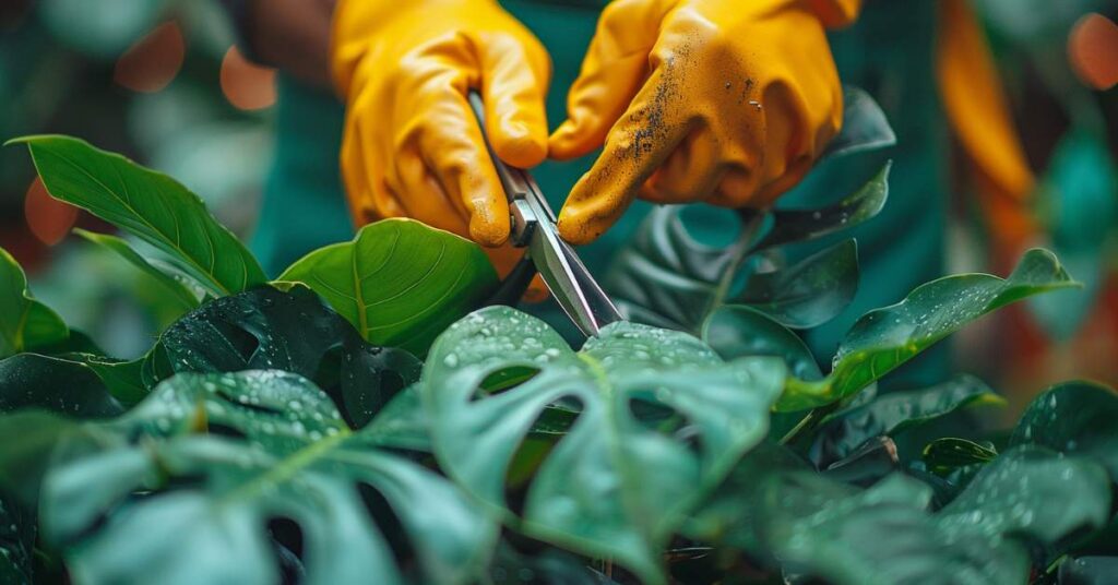 overpruning monstera
